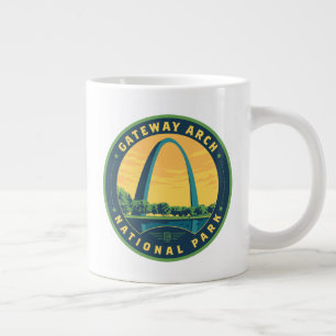 Caneca De Café Grande Gateway Arch National Park