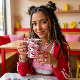 Caneca De Café Grande Gatinha