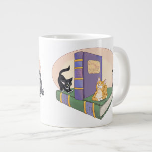 Caneca De Café Grande Gatinho