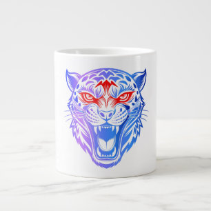 Caneca De Café Grande Gatinho sorridente