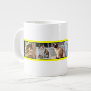 Caneca De Café Grande Gatinhos em todos os lugares