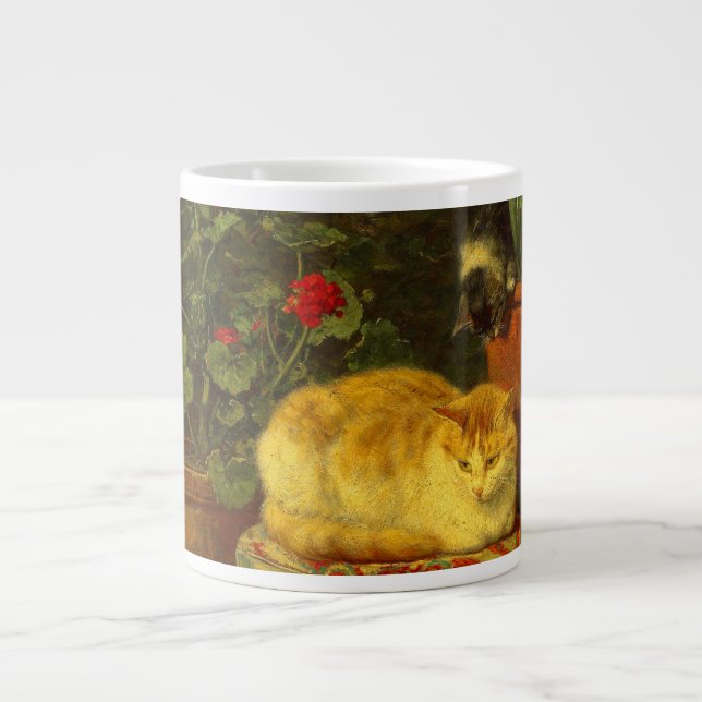 Caneca De Café Grande Gatinhos no Play (Frente)
