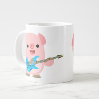 Caneca De Café Grande Gato de Cartoon Gado Jumbo Mug