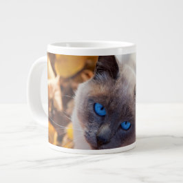 Caneca De Café Grande Gato de outono