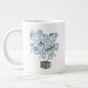 Caneca De Café Grande Gato de Schrödinger 9 Vive