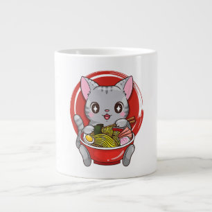 Caneca De Café Grande Gato-Gato-Gato-Gato-Gato-Gato Japonês Comida-Lover