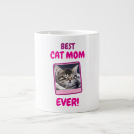 CANECA DE CAFÉ GRANDE GATO MÃE MÃE SEMPRE PET AMOR DIA DAS MÃES CÃO PERS
