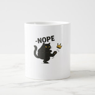 Caneca De Café Grande Gato Sem Reis Na América