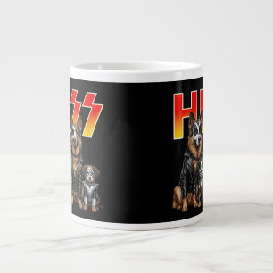 Caneca De Café Grande Gatos Fofos Silvam Música de Balanço de Gatinhos