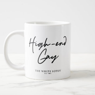 Caneca De Café Grande Gay high-end - O Lotus Branco