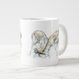 Caneca De Café Grande Gazelas da areia 2009 5