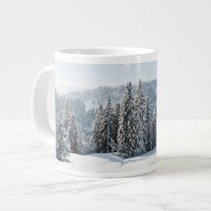 Caneca De Café Grande Gelo e neve   Allgäu Bavaria Alemanha