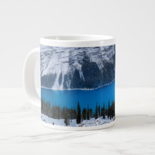 Caneca De Café Grande Gelo e neve   Peyto Lake, Rockies canadianos