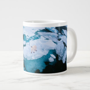 Caneca De Café Grande Gelo e neve Urso Polar, Oceano Ártico, Svalbard