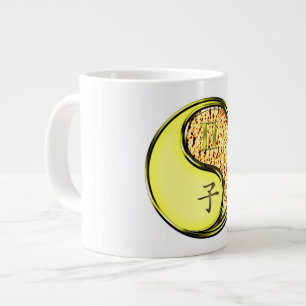 Caneca De Café Grande Gêmeos & Rato de Fogo