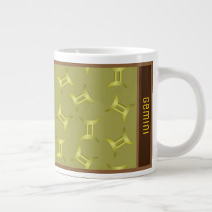 Caneca De Café Grande Gemini Zodiac Specialty Mug