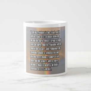 Caneca De Café Grande Gênesis 9:13-15 WEBU Mug