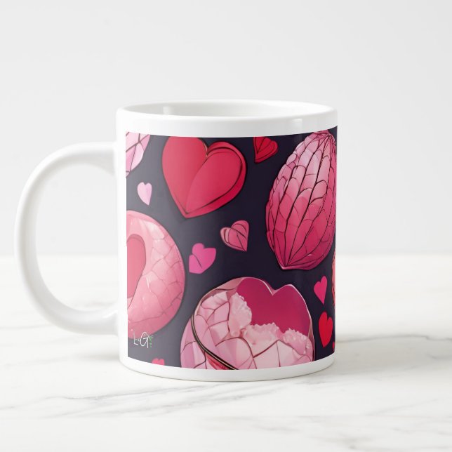 Caneca De Café Grande Gentle Love | (Esquerda)