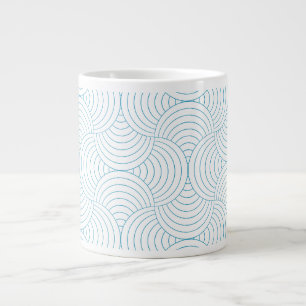 Caneca De Café Grande geométrico #2