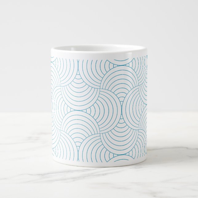 Caneca De Café Grande geométrico #2 (Frente)