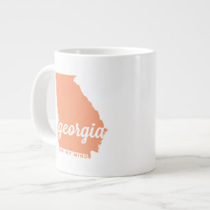 Caneca De Café Grande georgia em minha mente Pessegueiros