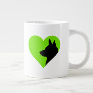 Caneca De Café Grande German shepherd Café Mug