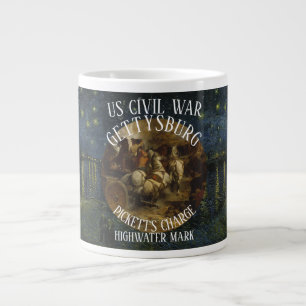 CANECA DE CAFÉ GRANDE GETTYSBURG US CIVIL WAR PICKETT'S CHARGE