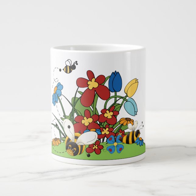 Caneca De Café Grande Gift Jumbo Mug (Frente)