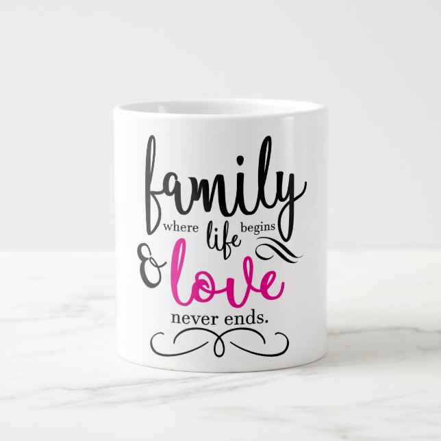 Caneca De Café Grande Gift Jumbo Mug (Frente)