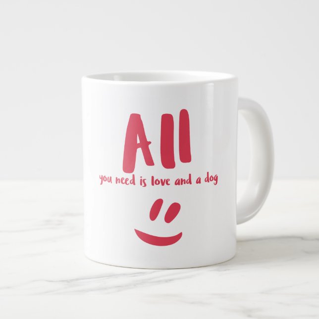 Caneca De Café Grande Gift Jumbo Mug (Frente Esquerda)