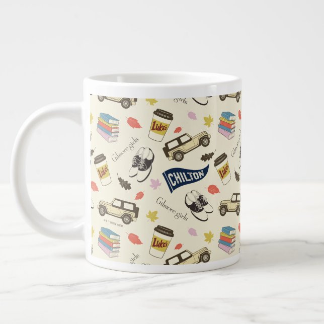Caneca De Café Grande Gilmore Girls Chilton Fall Pattern (Esquerda)