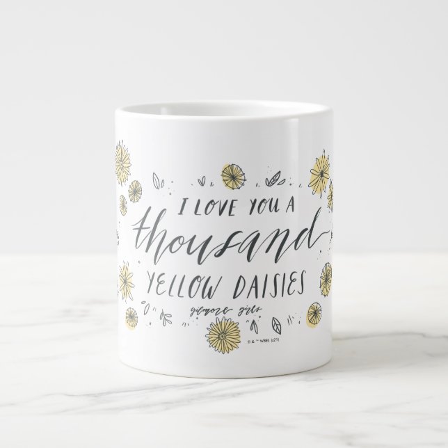 Caneca De Café Grande Gilmore Girls | Mil Estrelas Amarelas (Frente)
