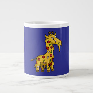 Caneca De Café Grande girafa de pizza