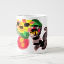 Girassóis gato preto