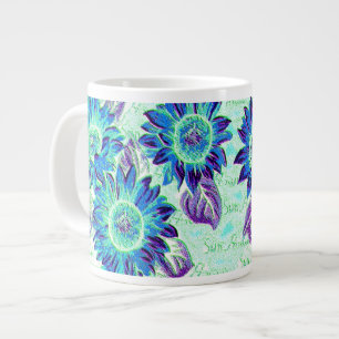 Caneca De Café Grande Girassóis Wacky grandes
