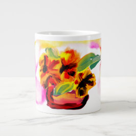 Caneca De Café Grande Girassol para o dia das mães 
