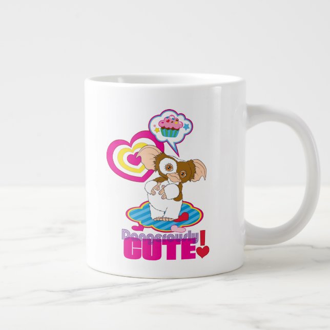Caneca De Café Grande Gizmo | Cute perigoso (Direita)