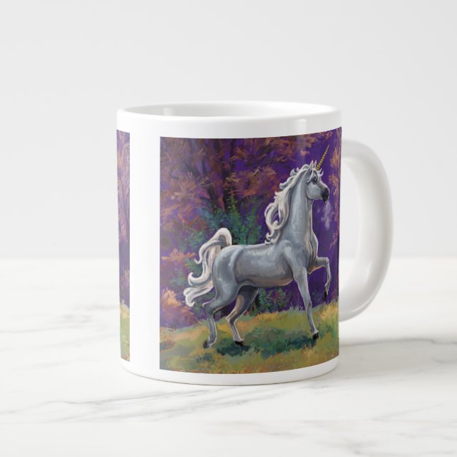 Caneca De Café Grande Glade Unicorn (Frente Esquerda)