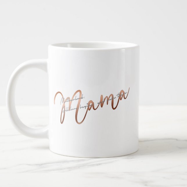 Caneca De Café Grande Glam Mama (Esquerda)