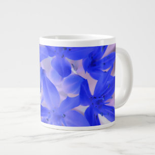 Caneca De Café Grande Glória da Neve Chocante Blue Mug