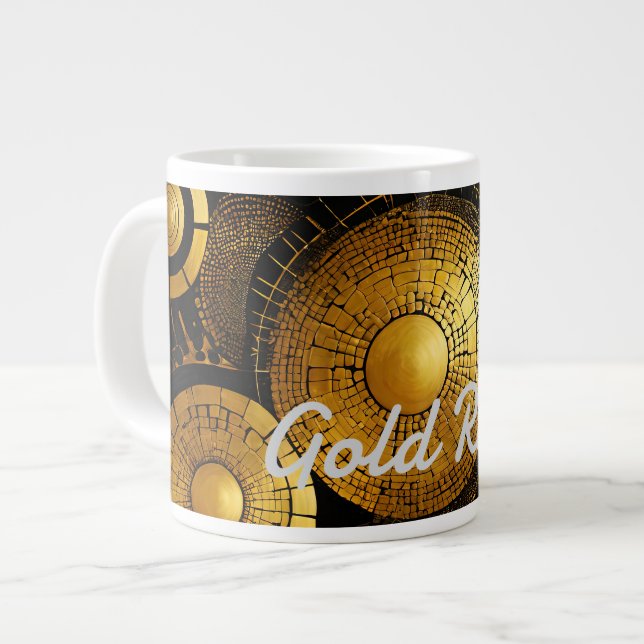 Caneca De Café Grande GoldRush 1 Specialty Mug (Frente Esquerda)