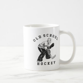 Caneca De Café Grande goleiro de hóquei vintage Logotipo de golei