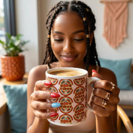 Caneca De Café Grande Good Vibes