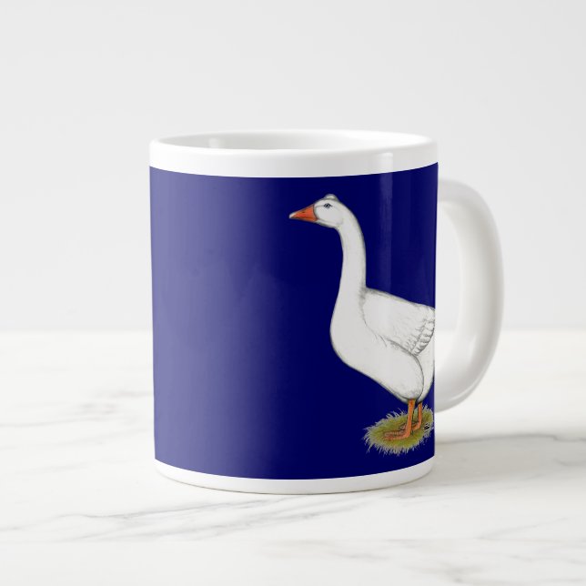 Caneca De Café Grande Goose Roman Tufted (Frente Esquerda)