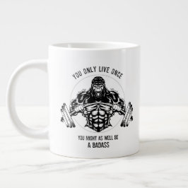 Caneca De Café Grande Gorilla Gym