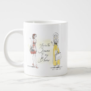 Caneca De Café Grande Gossip Girl - Você é a Serena para minha Blair