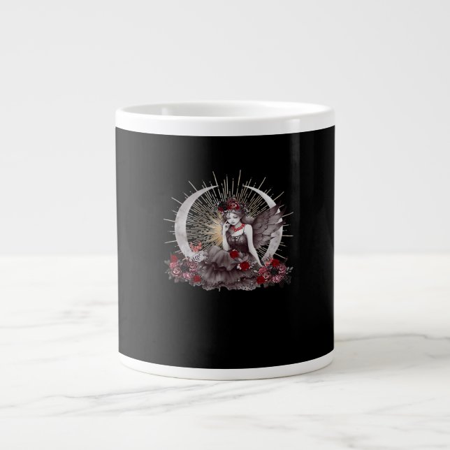 Caneca De Café Grande Gótico Whimsigoth Classic (Frente)