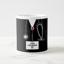 Caneca De Café Grande Graduado em Medicina