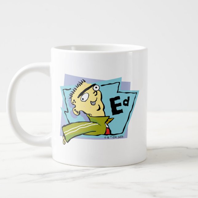 Caneca De Café Grande Gráfico de Caracteres Ed (Esquerda)