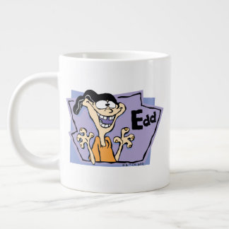 Caneca De Café Grande Gráfico de Caracteres Edd